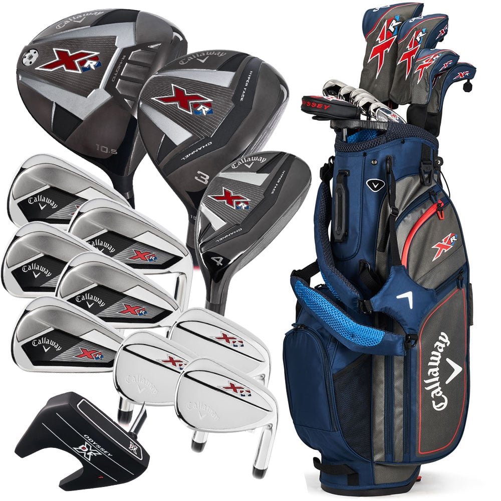 xr_package_set_hero Callaway XR 13-Piece Stand Bag Package Set - Navy/Silver - Graphite