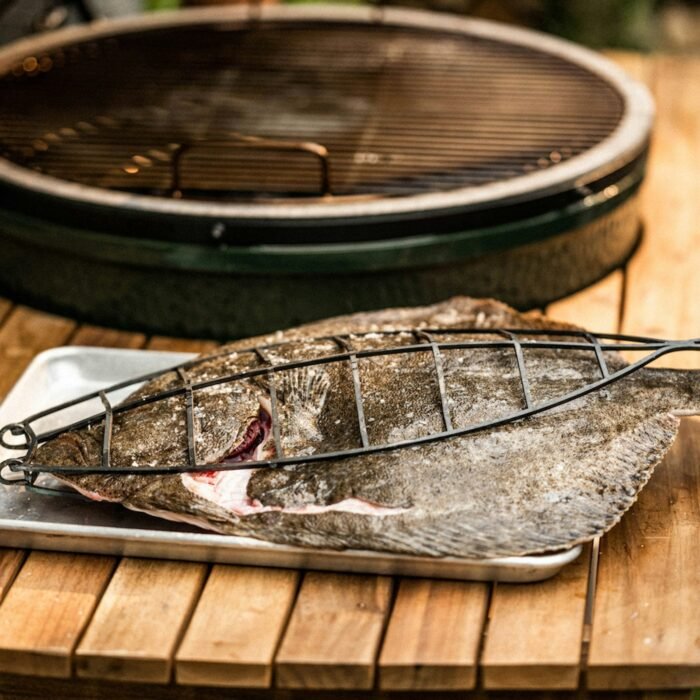 Big Green Egg Eucalyptus Table with Casters and Nest - Image 7