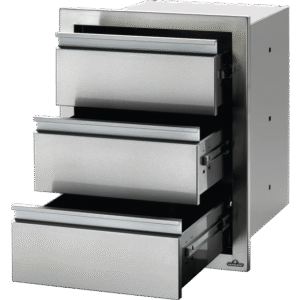 Napoleon Stainless Steel Built In Triple Drawer - BI-1824-3DR