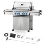 Napoleon Prestige PRO 500 Gas BBQ RSBI PRO500RSIBPSS-3-GB - Free Rotisserie