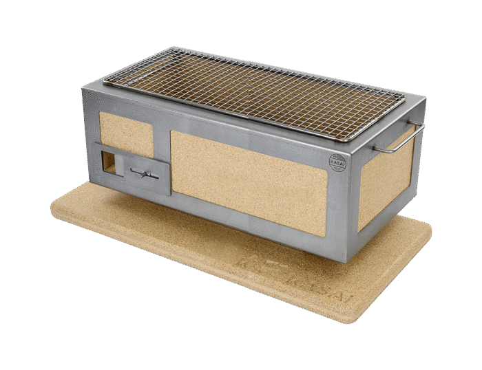 Medium Long Kasai Konro Grill with Stainless Steel Frame - Image 5