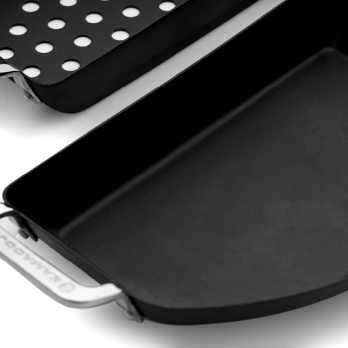 Kamado joe karbon steel half moon pan set - Image 5