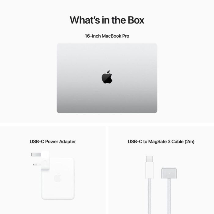 Apple MacBook Pro 16", M2 Max, 32GB RAM, 1TB SSD, Silver 2023 MNWE3B/A