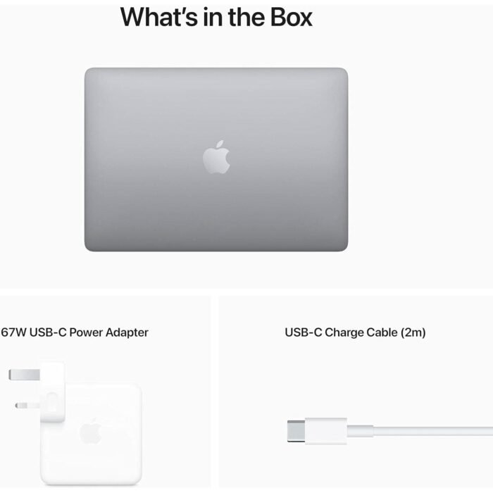 Apple 2022 MacBook Pro - M2 Chip, 13-inch Retina Display, 8GB RAM, 256GB SSD, Touch Bar - Space Grey