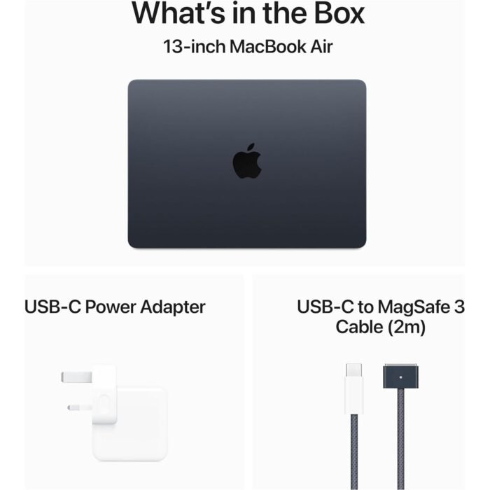 Apple 2024 MacBook Air 13" with M3 Chip - 13.6" Liquid Retina Display, 24GB Memory, 256GB SSD, Touch ID, Midnight