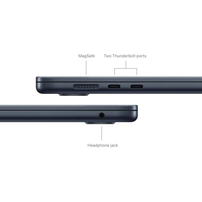 Apple 2024 MacBook Air 15" - M3 Chip, 15.3" Liquid Retina Display, 16GB RAM, 512GB SSD, Touch ID, Midnight