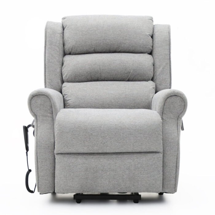 Dorchester Dual Motor Riser Recliner - Grey Chenille Fabric