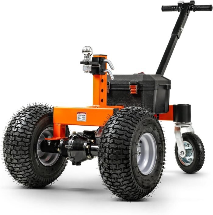 SuperHandy Electric Trailer Dolly 3600LBS Max Trailer Weight 600LB Max Tongue Weight DC 24V 800W 7Ah w/Heavy Duty Commercial 2" Ball Hitch Mount