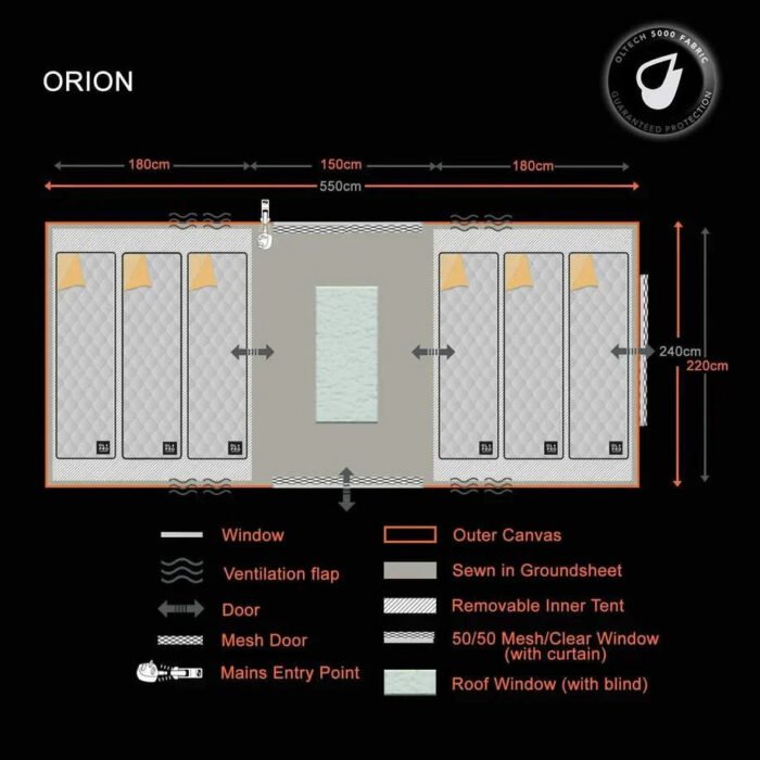 OLPRO Orion 6 Berth Tent